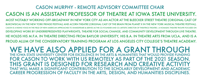 a poster with the words'cason murray remote committee chair'
