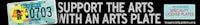 support the arts with an arts plate