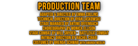 a black background with the words production team